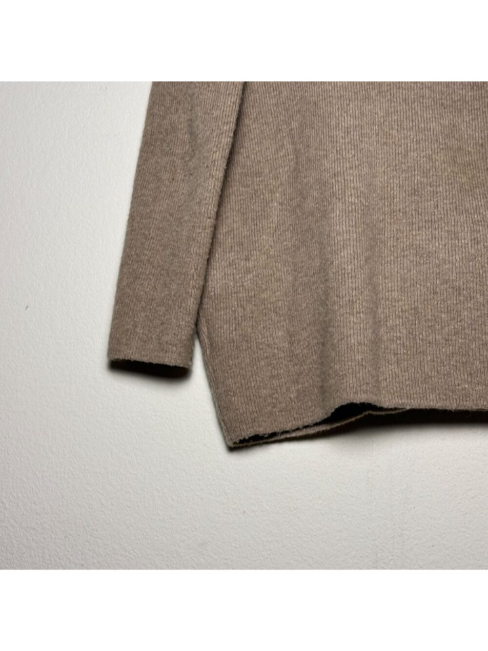 J.Crew Merino Coat Cardigan Women XS Outerwear Brown Warm Cocoon Knit Wool Blend - Picture 10 of 10